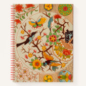Birds and Butterflies SpiralNotebook Notizblock (Vorderseite)