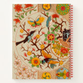 Birds and Butterflies SpiralNotebook Notizblock (Rückseite)