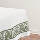 Birds and Castles Tablecloth, 52"x70" Tischdecke (Beispiel)