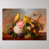 Birds and Flowers Poster (Vorne)