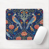 Birds and Flowers, William Morris Mousepad (Mit Mouse)