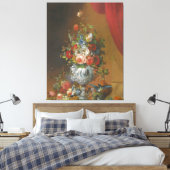 Birds And Fruit On A Ledge Below Leinwanddruck (Insitu (Schlafzimmer))