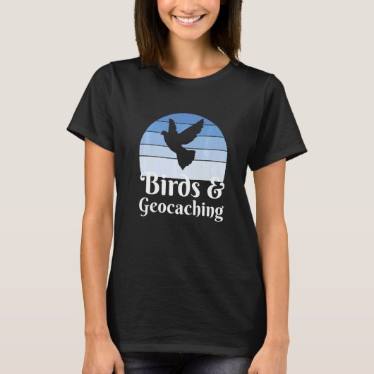 Birds And Geocaching T-Shirt (Vorderseite)