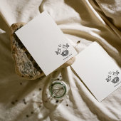 Birds and Nest Baby Shower Thank You Gummistempel