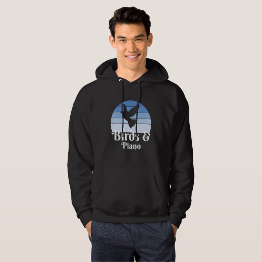 Birds And Piano Hoodie (Vorne ganz)