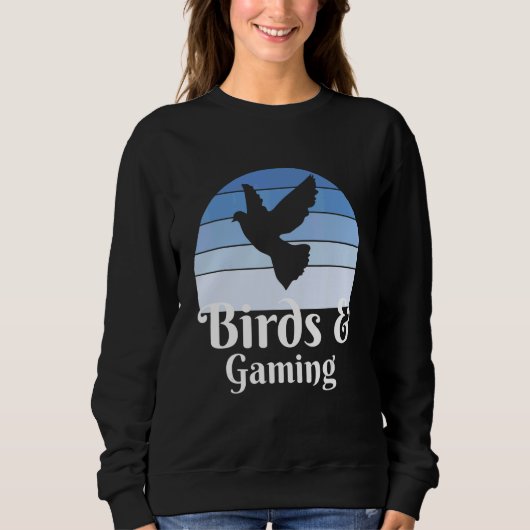 Birds And Video Games Gamer Sweatshirt (Vorderseite)