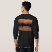 Birds at sunrise sweatshirt (Schwarz voll)