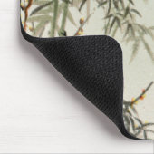 Birds Bamboo Asiatisch Japanisch Vintag Mousepad (Ecke)