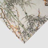 Birds Bamboo Asiatisch Japanisch Vintag Seidenpapier (Ausschnitt)