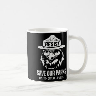 Birds Bear Rette unser Park gegen Trump Men Women Kaffeetasse
