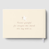 Birds & Berries Nesting Party Girl Baby Shower Gästebuch (Rückseite)