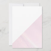 Birds & Berries Pinecone Watercolor Winter Wedding Einladung (Rückseite)