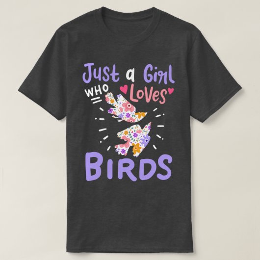 Birds Bird Lover T-Shirt (Design vorne)