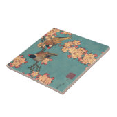 Birds Blume Hokusai Japanische Kunst Fliese (Seite)