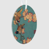 Birds Blume Hokusai Japanische Kunst Ornament (Vorderseite)