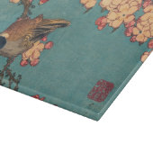 Birds Blume Hokusai Japanische Kunst Schneidebrett (Ecke)