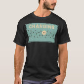 Birds Charging on Powerlines T-Shirt (Vorderseite)