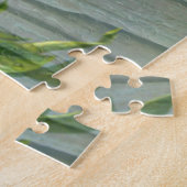 Birds Cherry Blossom Holzmuster Wasserfarbe Kunst Puzzle (Seite)