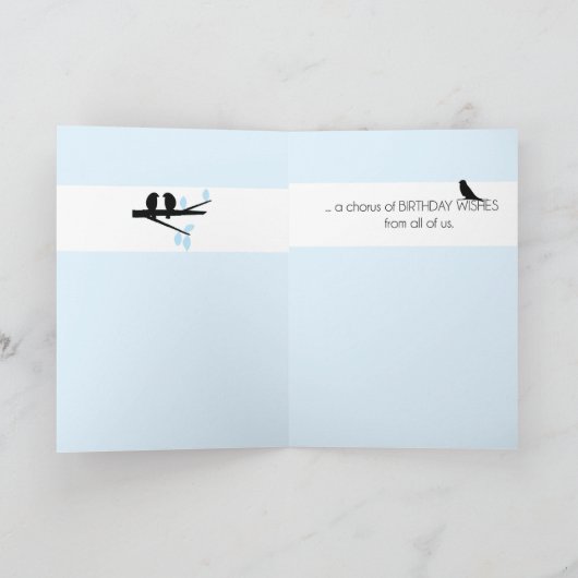 Birds Chorus Karte (Innenseite)