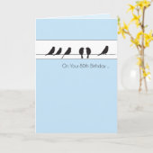 Birds Chorus Karte (Gelbe Blume)