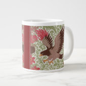 Birds Coffee Cup Aussehen Kunst & Handwerk Jumbo-Tasse (Vorderseite Rechts)