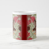 Birds Coffee Cup Aussehen Kunst & Handwerk Jumbo-Tasse (Vorderseite)