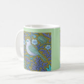Birds Coffee Cup Aussehen Kunst & Handwerk Kaffeetasse (Vorderseite Links)