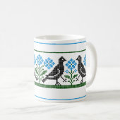 Birds der Renaissance Kaffeetasse (VorderseiteRechts)