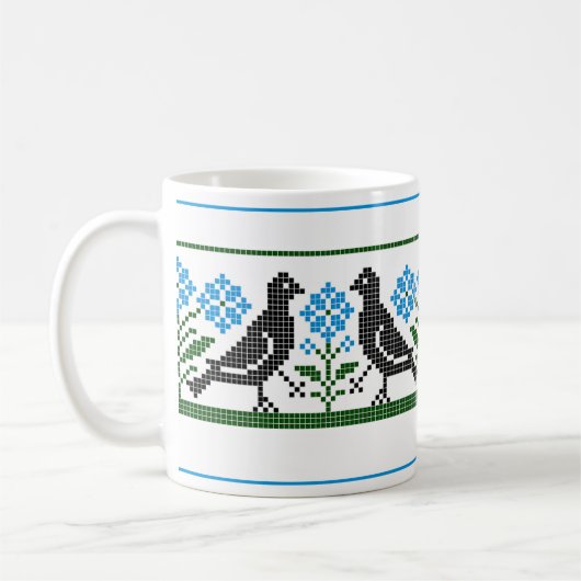 Birds der Renaissance Kaffeetasse (Links)