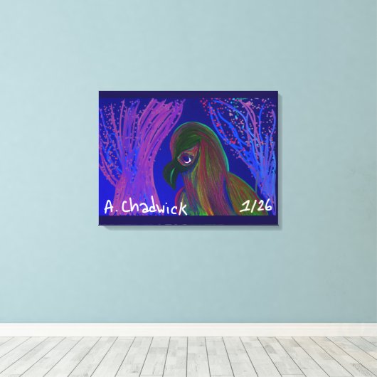 Bird's Elysium Leinwanddruck (Insitu (Holzboden))