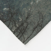 BIRD'S EYE VIEW OF MOUNTAIN PEAKS UNDER BLUE SKY FLEECEDECKE (Ecke)
