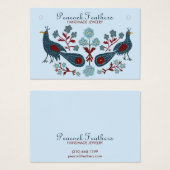 Birds Floral Earring Necklace Juwelier Display Car (Vorne & Hinten)