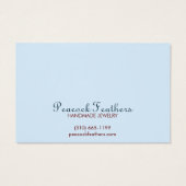 Birds Floral Earring Necklace Juwelier Display Car (Rückseite)