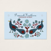 Birds Floral Earring Necklace Juwelier Display Car (Vorderseite)