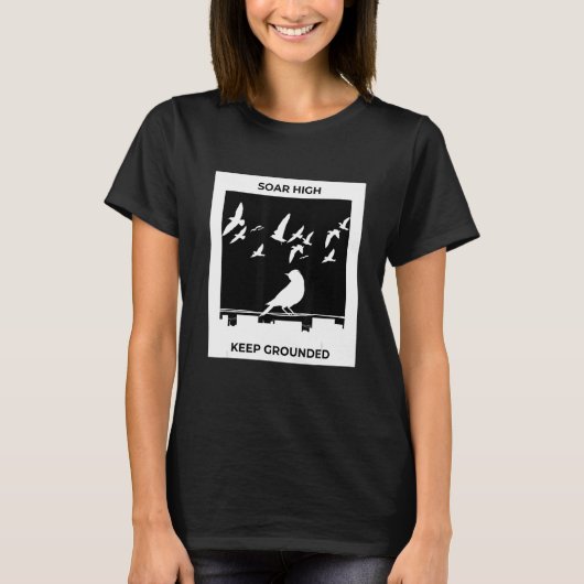 Birds Flying Away T-Shirt (Vorderseite)