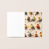 Birds Folienkarte (Innenseite)