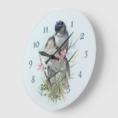 Birds Große Wanduhr (Winkel)