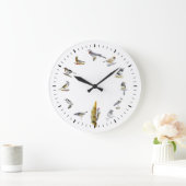 Birds Große Wanduhr (Zuhause)