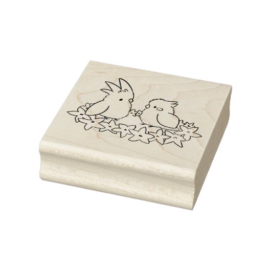 Birds  gummistempel (Stempel)