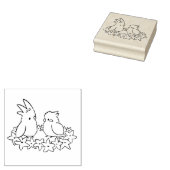 Birds  gummistempel (Stempel)