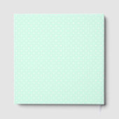 Birds Hearts Tree Mint and Coral Bridal Shower Gästebuch (Rückseite)