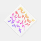 Birds Himmel Serviette (Ecke)