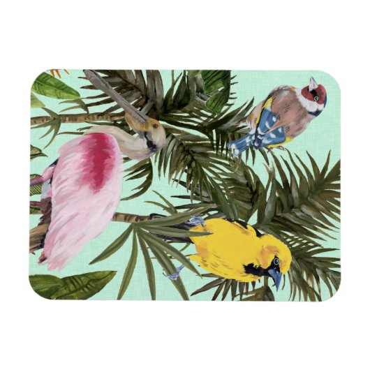 Birds in Paradise Magnet (Horizontal)