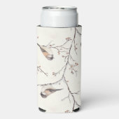 Birds in Tree Christmas Selters Dosenkühler (Seltzer Rückseite)