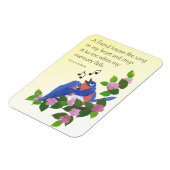 Birds Inspiration Friendship Quote Kühlschrankmagn Magnet (Linke Seite)