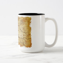 Birds-Kaffee-Tasse Zweifarbige Tasse