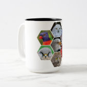 Birds-Kaffee-Tasse Zweifarbige Tasse (Vorderseite Links)