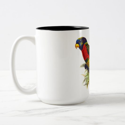 Birds-Kaffee-Tasse Zweifarbige Tasse (Links)