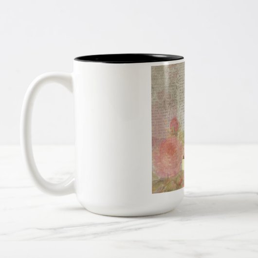 Birds-Kaffee-Tasse Zweifarbige Tasse (Links)