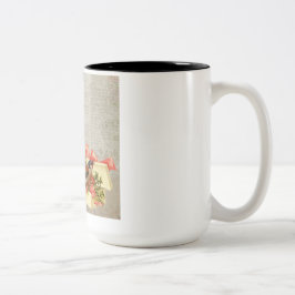 Birds-Kaffee-Tasse Zweifarbige Tasse